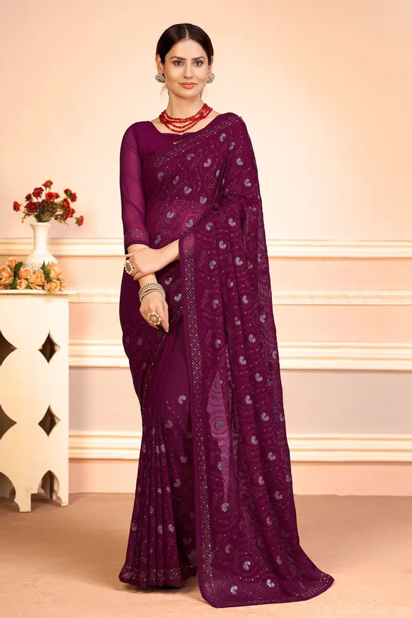 https://d1311wbk6unapo.cloudfront.net/NushopCatalogue/tr:f-webp,w-600,fo-auto/Aika Women Wine Color Georgette Thread And Sequence Embroidery Saree_66693NYVQL_2022-03-20_1.jpeg__Aika Fashion